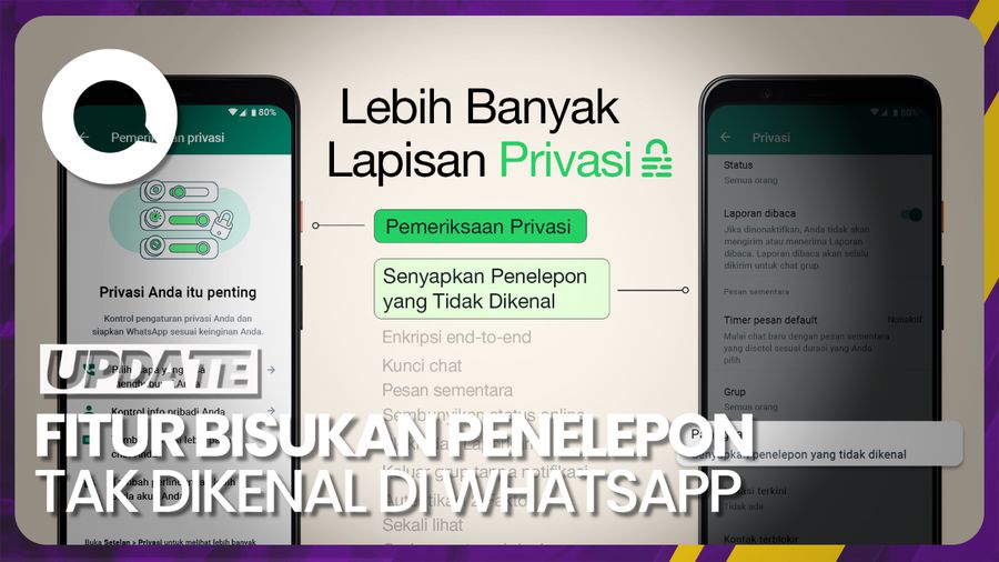  Jangan Khawatir! Kini WhatsApp Punya Fitur Silent Penelepon Tak Dikenal