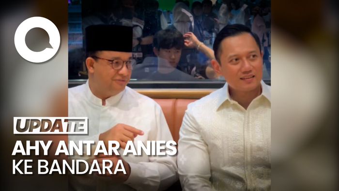 Momen AHY Lepas Keberangkatan Anies Baswedan Tunaikan Ibadah Haji