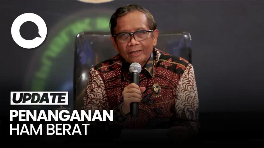 Mahfud Yakinkan Penanganan HAM Berat Aspek Yudisial Tetap Ada