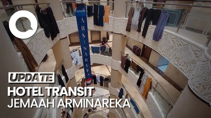 Penampakan Hotel Transit Jemaah Arminareka Perdana