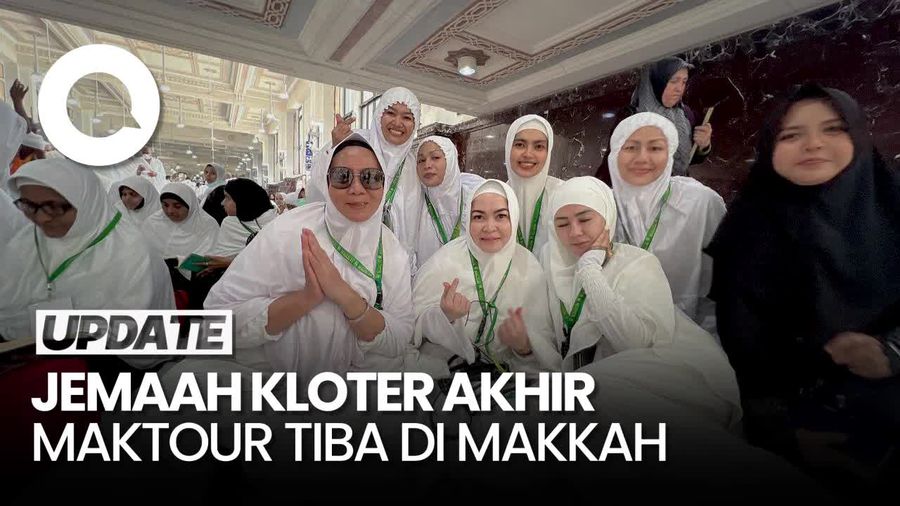 Tiba di Makkah, Jemaah Maktour Kloter Akhir Jalani Umrah