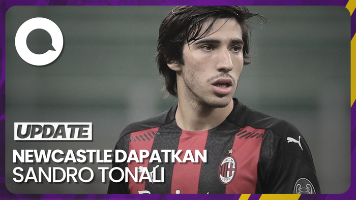 Milan Disebut Sepakat Lepas Sandro Tonali ke Newcastle