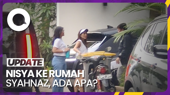 Nisya Ahmad Sambangi Rumah Syahnaz dan Jeje