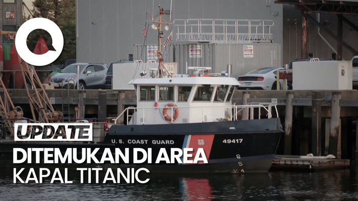 Puing-puing Diduga Bagian Kapal Selam Wisata Titanic Ditemukan