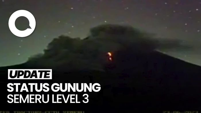 Gunung Semeru Luncurkan Awan Panas Guguran Sejauh 3,5 Km