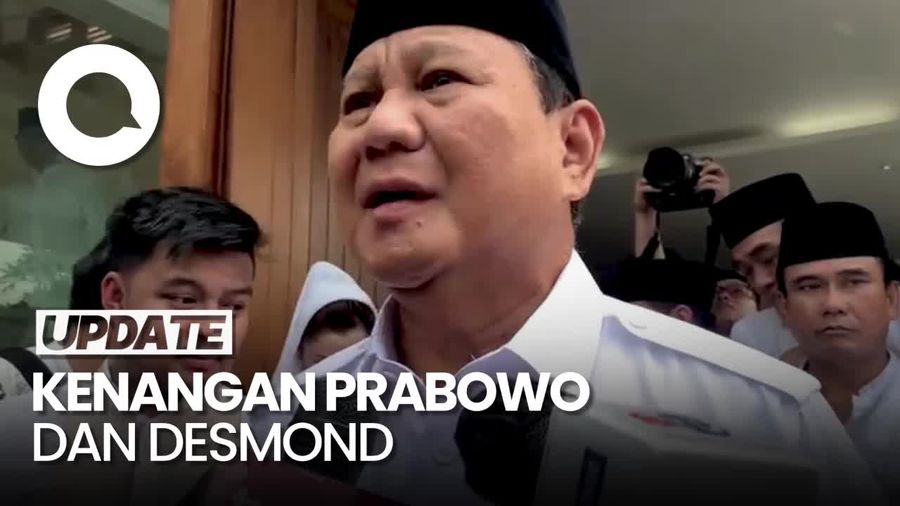 Prabowo Kenang Perjuangan Desmond Besarkan Partai Gerindra