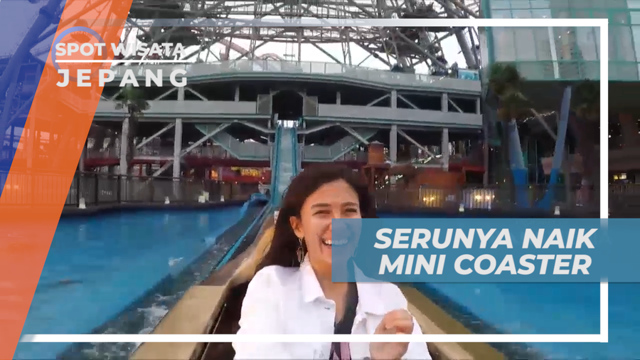 Pacu Adrenalin, Serunya Basah-basahan Bermain Mini Coaster, Jepang