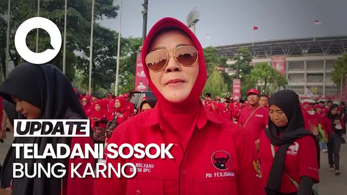 Hadiri Bulan Bung Karno, Bupati Klaten Kagum GBK Memerah