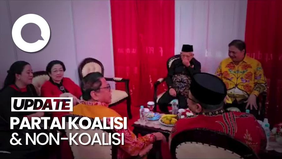 Momen Ketum Parpol Duduk Bareng di Perayaan Bulan Bung Karno