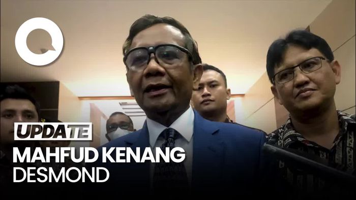Mahfud Kenang Sosok Desmond: Tegas dan Berani Kritik Siapa Saja