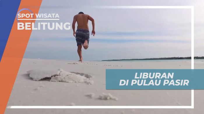 Berkunjung ke Pulau Pasir Leebong Belitung