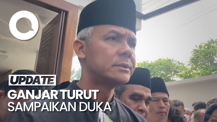 Ganjar Melayat ke Rumah Duka Politisi Partai Gerindra Desmond Mahesa