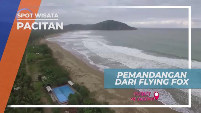 Menikmati Keindahan Laut Pacitan Dari Flying Fox