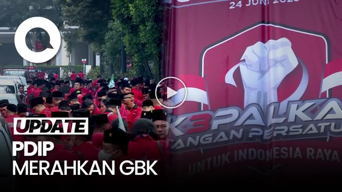 Suasana Acara Puncak Peringatan Bulan Bung Karno di GBK