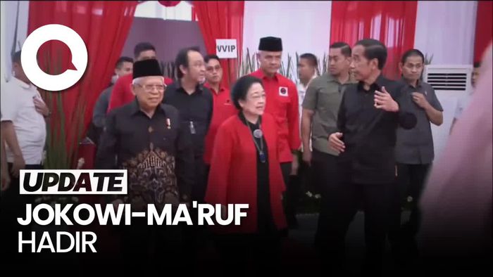 Jokowi dan Maruf Amin Hadiri Peringatan Bulan Bung Karno