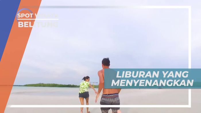 Menikmati Keindahan Laut Belitung Dari Pulau Pasir Leebong