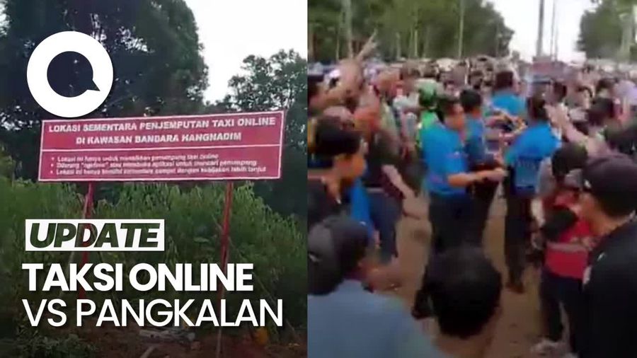 Bentrok Taksi Online Vs Pangkalan di Bandara Hang Nadim Batam
