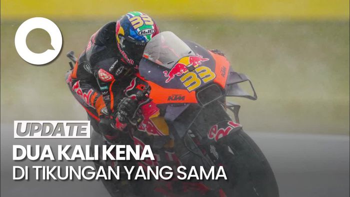 Lagi-lagi Brad Binder Gagal Podium Gegara Track Limit