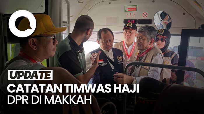 Laporan Timwas Haji DPR saat Cek Fasilitas Transportasi bagi Jemaah RI