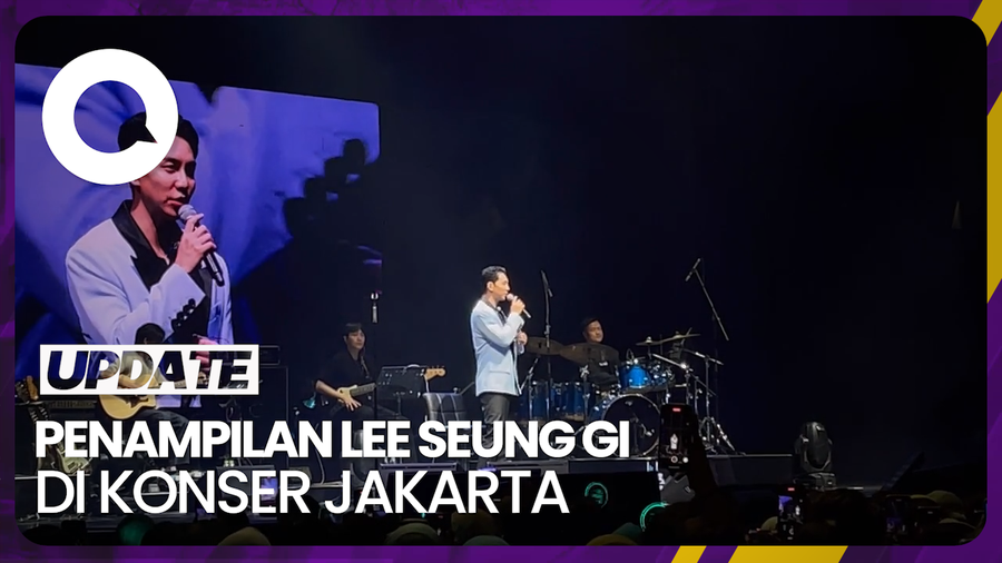 Terhanyut Suara Merdu Lee Seung Gi saat Konser di Jakarta