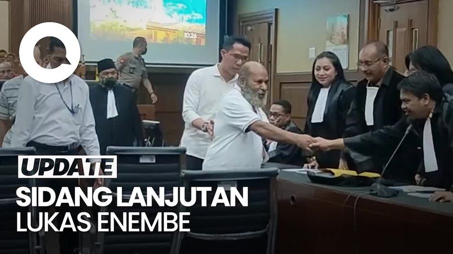 Eksepsi Lukas Enembe Ditolak Hakim, Sidang Lanjut Pembuktian