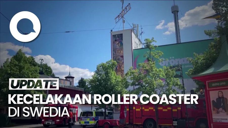Insiden Roller Coaster Keluar Dari Rel di Swedia, Satu Orang Tewas