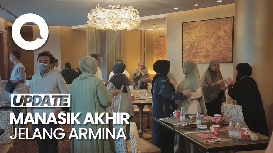 Haru! Jalani Manasik Akhir, Jemaah Haji Maktour Tutup dengan Bermaafan