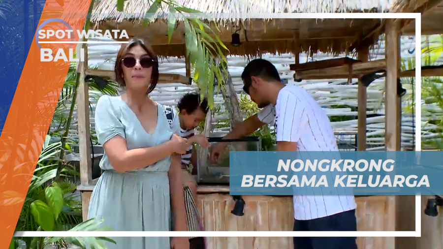 Asiknya Bermain Kelomang di Tempat Makan Paling Hits, Bali