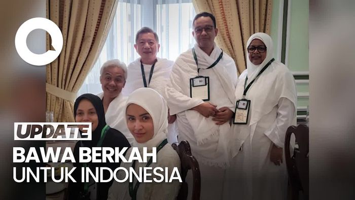 Ganjar-Anies Bertemu di Tanah Suci, PD: Beda Pilihan Tapi Tak Musuhan
