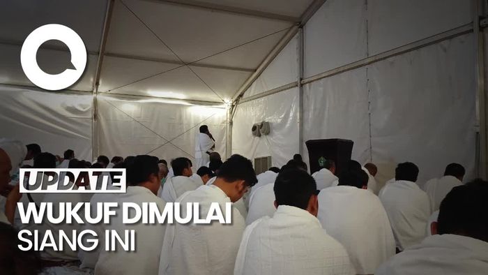 Suasana Terkini di Arafah Jelang Wukuf