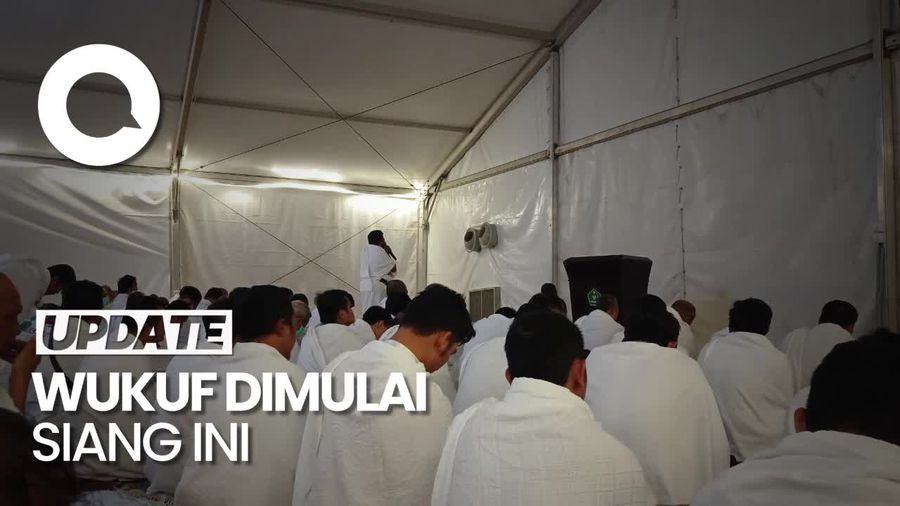 Suasana Terkini di Arafah Jelang Wukuf