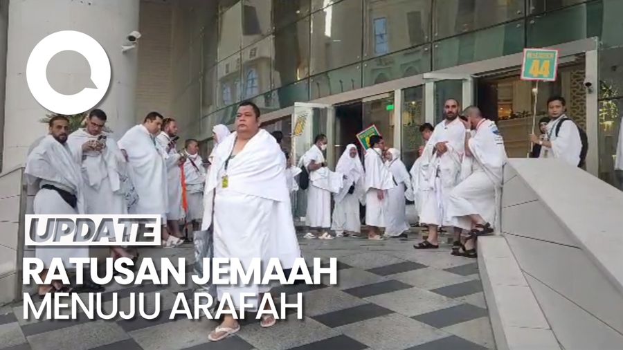 Jemaah Haji Khusus Maktour Bergerak ke Arafah