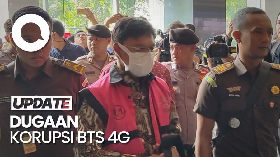 Kasus BTS 4G, Johnny G Plate Didakwa Rugikan Negara 8 T