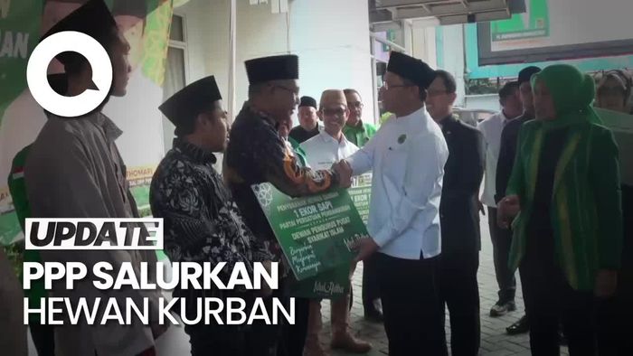 PPP Bagi-bagi Hewan Kurban ke Ormas-Ponpes