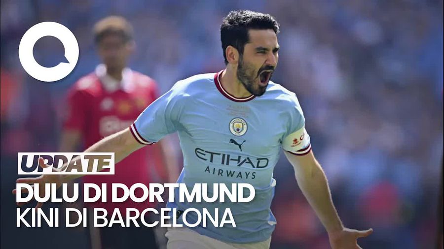 Reuni Guendogan dan Lewandowski di Barcelona