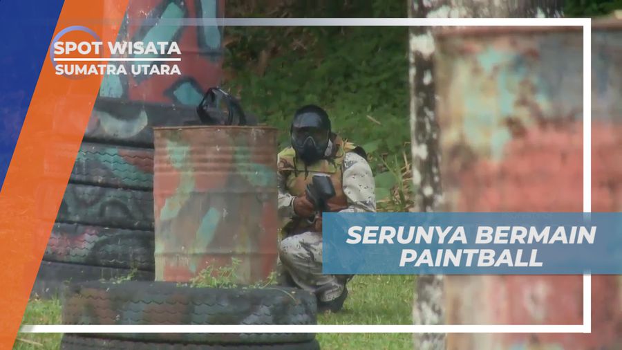 Serunya Adu Strategi Serang Bermain Paintball, Sumatera Utara