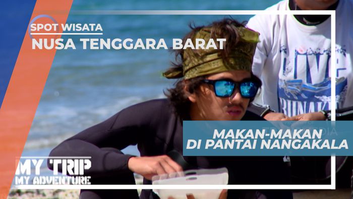 Nikmatnya Makan Siang Sambil Menikmati Indahnya Pantai Nangakala, Nusa Tenggara Barat