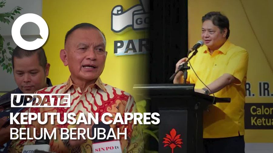 Sekjen Tegaskan Capres Golkar Tetap Airlangga Hartarto
