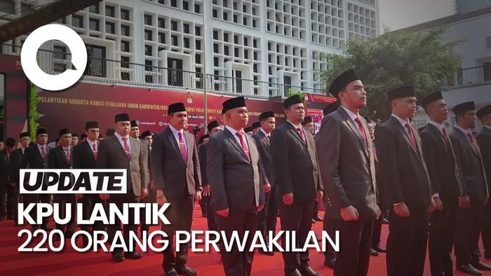 KPU Lantik Anggota Perwakilan di 44 Kabupaten/Kota