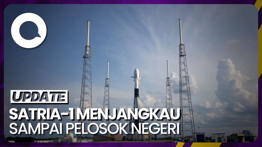 Cara Satelit Satria-1 Bekerja Sebar Internet di Pelosok RI