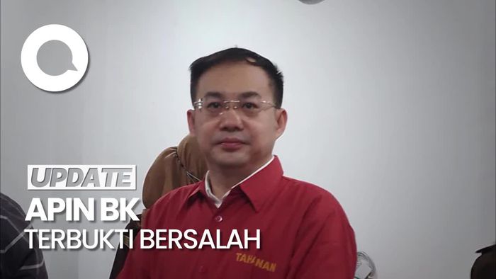 Apin BK Divonis 3 Tahun Penjara di Kasus Judi Online