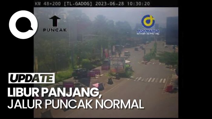 Libur Cuti Bersama Idul Adha, Jalur Puncak Lancar