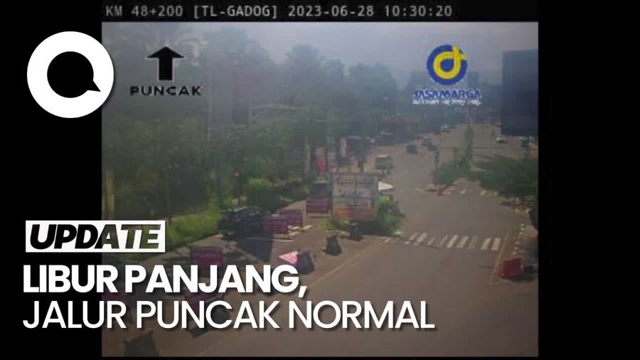 Libur Cuti Bersama Idul Adha, Jalur Puncak Lancar