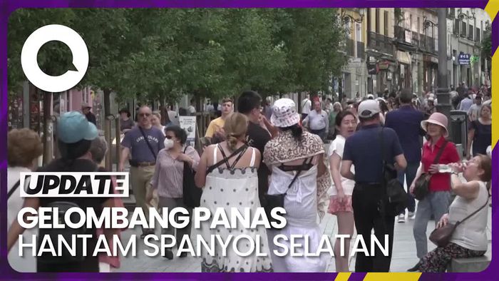 Ngeri! Suhu di Spanyol Selatan Capai 44 Derajat Celsius