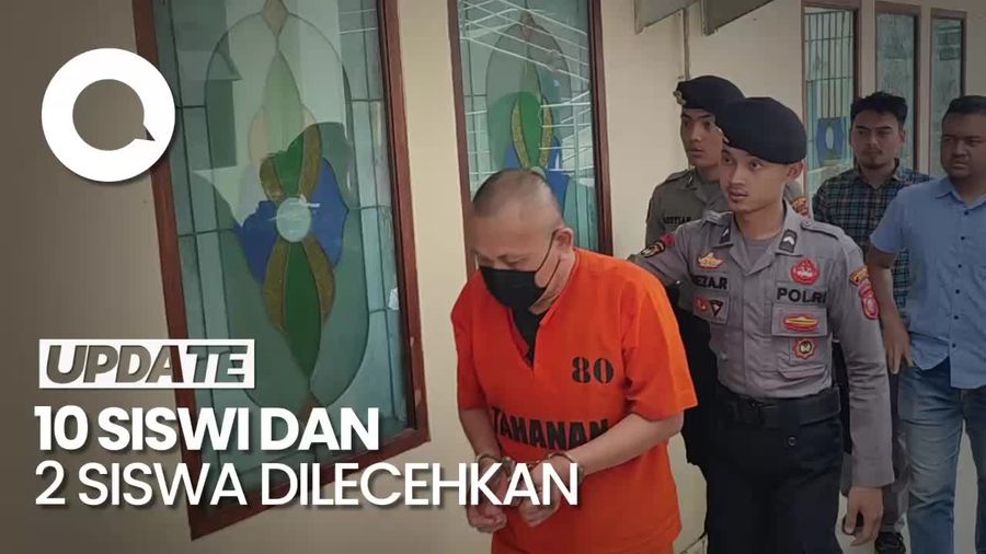 Aksi Bejat Oknum Guru Lecehkan Belasan Siswa di Ciamis