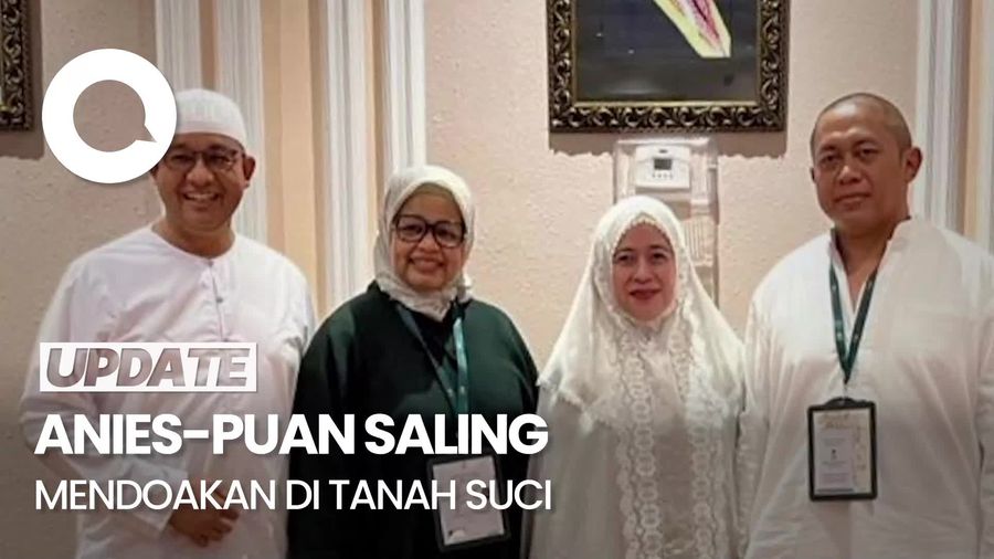 Momen Puan-Anies Bertemu di Sela Ibadah Haji