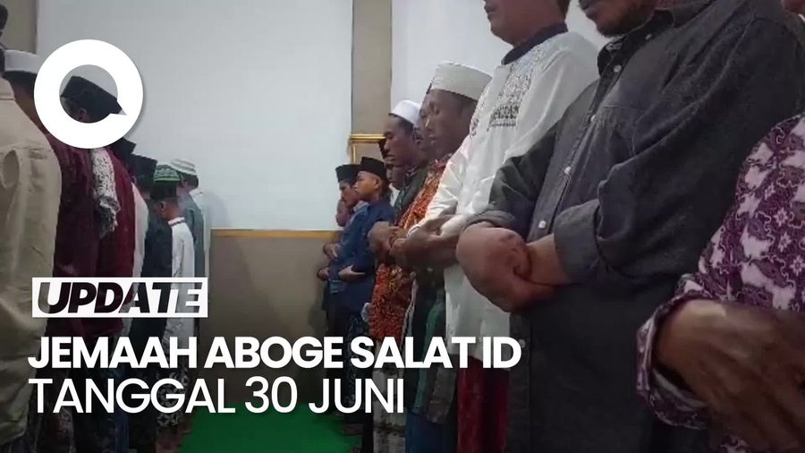 Suasana Jemaah Aboge Probolinggo Gelar Salat Idul Adha Hari Ini