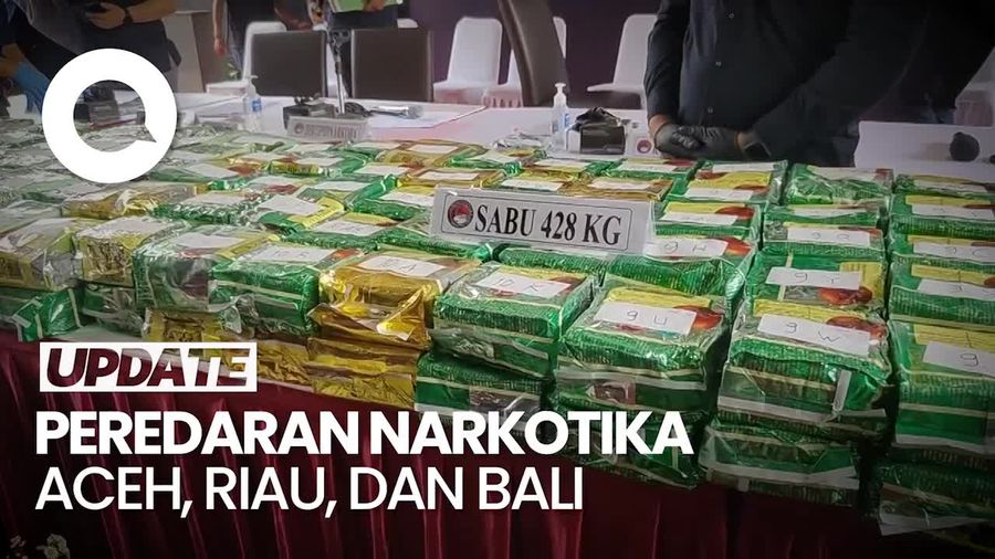 Bareskrim Ungkap 3 Kasus Narkoba: 428 kg Sabu-162 Ribu Ekstasi Diamankan