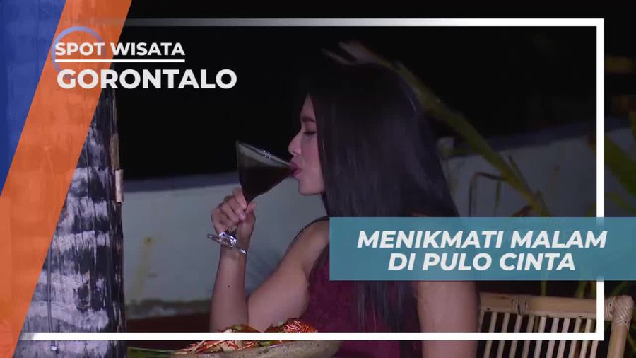 Menikmati Suasana Malam di Pulo Cinta Gorontalo