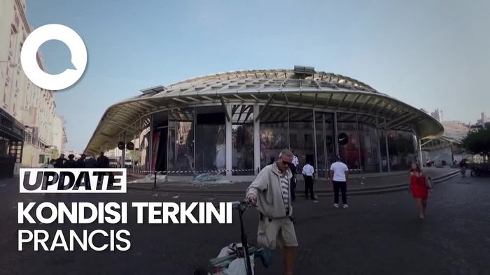 Prancis Mencekam! Toko-toko di Pusat Kota Ludes Dijarah